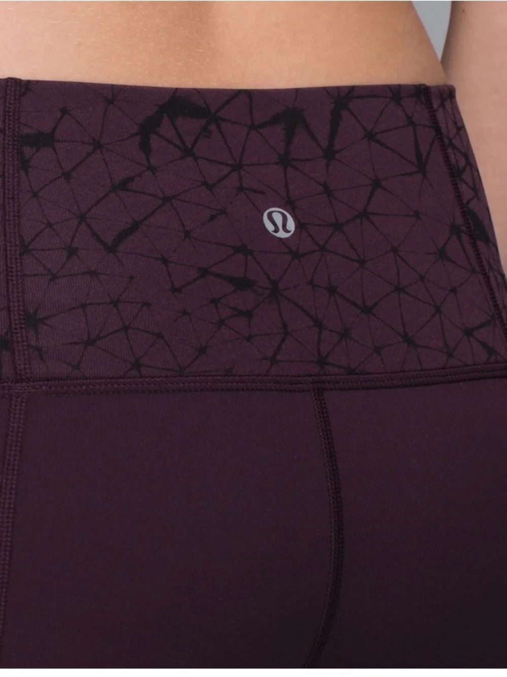 Lululemon Groove Pant II Roll Down Flare Yoga Pants Black Cherry Size 6 39